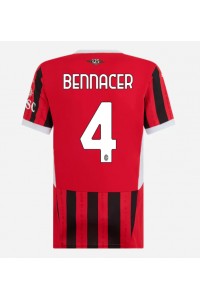 AC Milan Ismael Bennacer #4 Fotballdrakt Hjemme Klær Dame 2024-25 Korte ermer